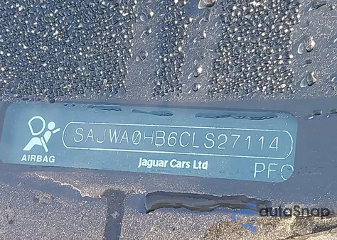 2012 Jaguar Xf Portfolio from USA, damaged, VIN SAJWA0HB6CLS27114